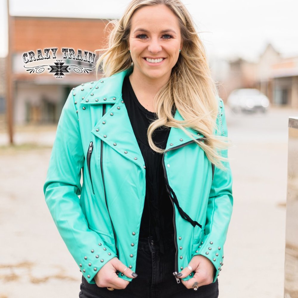 Turquoise Camaro Jacket